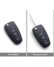 HU101BR38 RADIOCOMANDO CHIAVE AUTO 3 PULSANTI