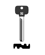 MTK15RPX CHIAVE CILINDRO PUNZONATA