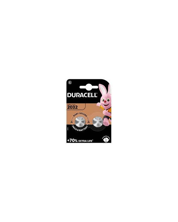 DURACELL BATTERIA CR2032 BLISTER 2 PEZZI