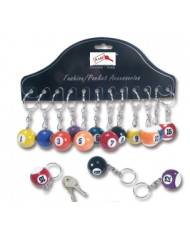 PORTACHIAVE BILIARDO CNF 12 PZ NUMERI ASSORTITI