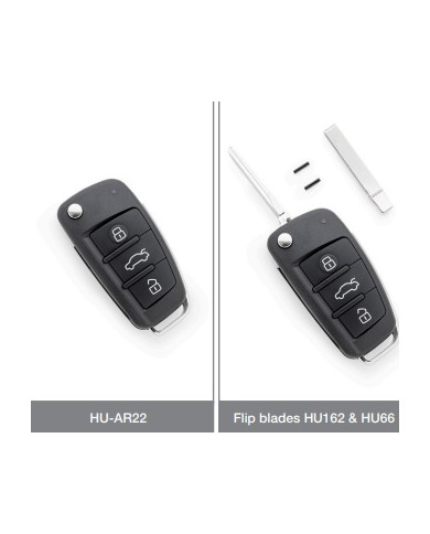 HU-AR22 RADIOCOMANDO CHIAVE AUTO 3 PULSANTI