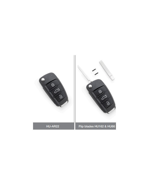 HU-AR22 RADIOCOMANDO CHIAVE AUTO 3 PULSANTI