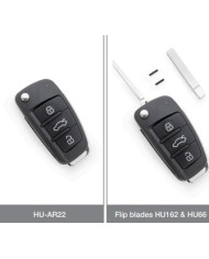 HU-AR22 RADIOCOMANDO CHIAVE AUTO 3 PULSANTI
