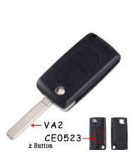 GUSCIO CHIAVE AUTO 2 PULSANTI PROFILO VA2 KS03B