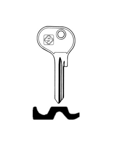 POR5 CHIAVE AUTO TESTA FERRO