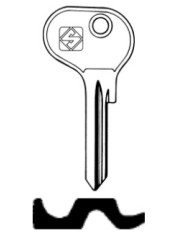 POR5 CHIAVE AUTO TESTA FERRO