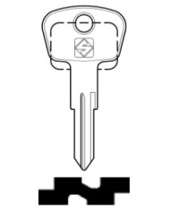 ZD19 CHIAVE AUTO TESTA FERRO