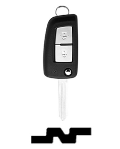 NSN14R40 RADIOCOMANDO CHIAVE AUTO 2 PULSANTI