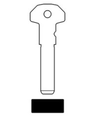 GT21T INSERTO CHIAVE AUTO PER RADIOCOMADO AUTO