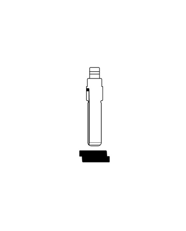 HU66CH1 INSERTO CHIAVE AUTO PER RADIOCOMADO VAG