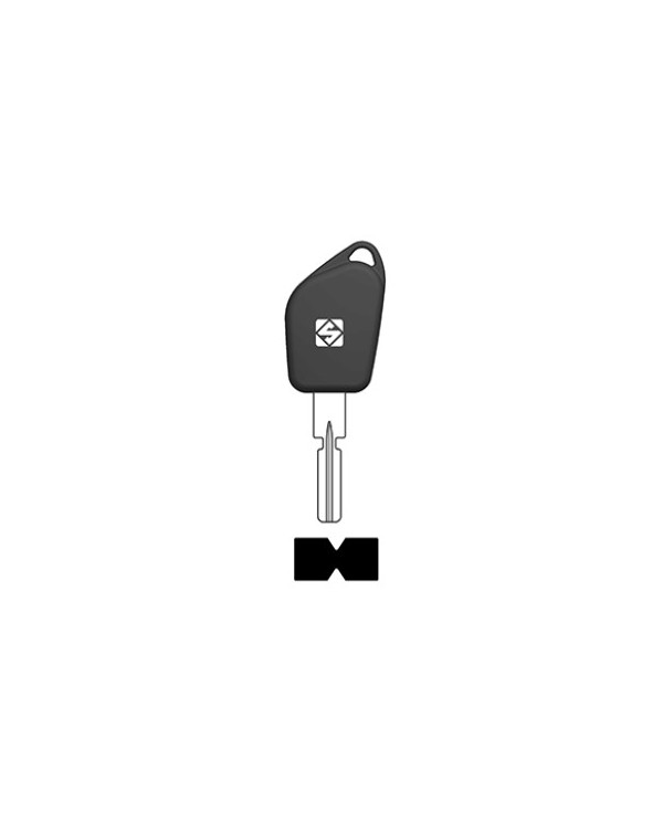 HU58TE CHIAVE AUTO PREDISPOSTA CHIP