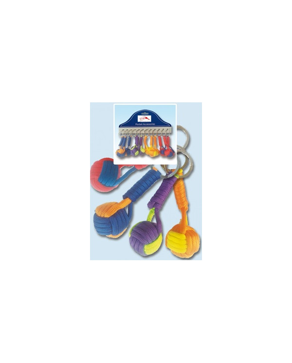 PORTACHIAVE CORD BALL CNF 12 PZ COL ASSORTITI