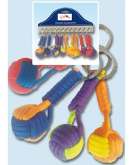 PORTACHIAVE CORD BALL CNF 12 PZ COL ASSORTITI