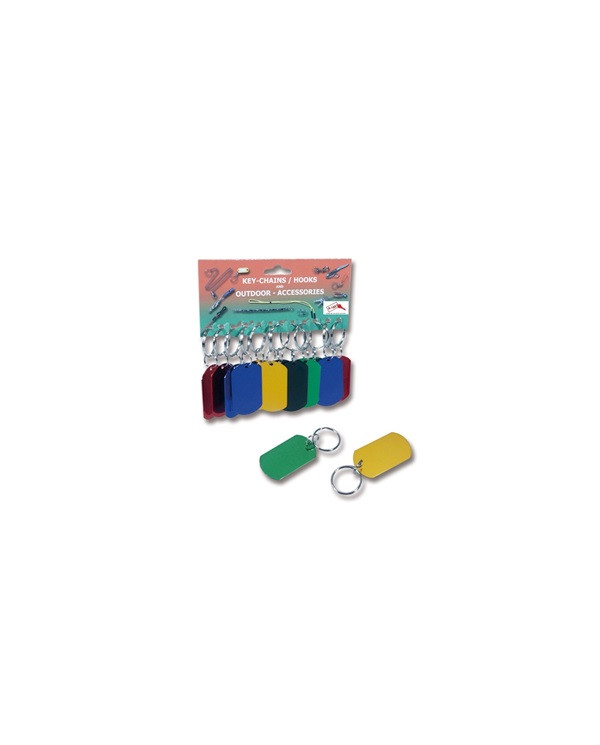 PORTACHIAVE MEDAGLIA METALLO CNF 12 PZ COL VARI