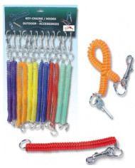 PORTACHIAVE MOLLA SPIRALE JUMBO CNF 12 PZ COL VARI