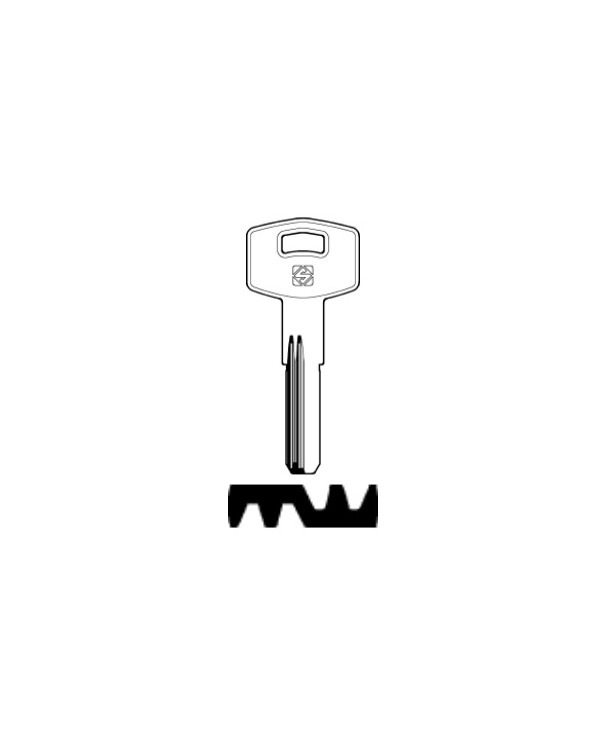 FI4R CHIAVE CILINDRO PUNZONATA