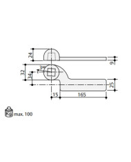 BRACCIO INFERIORE SX PER CHIUDIPORTA PAVIMENTO AC3