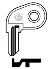 PK1 CHIAVE AUTO TESTA FERRO