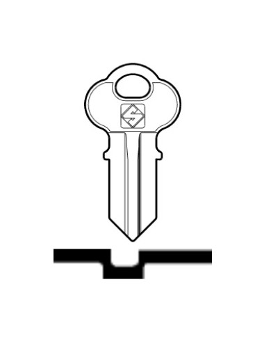 CH2 CHIAVE AUTO TESTA FERRO