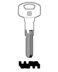 YA118SMD CHIAVE CILINDRO PUNZONATA