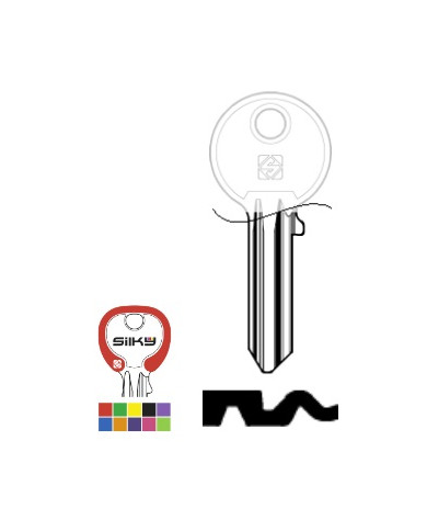 IE31SK CHIAVE CILINDRO COLORATA SILKY
