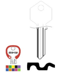 YA31SK CHIAVE CILINDRO COLORATE SILKY