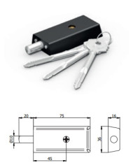 OMEC BLOCCHETTO DI CHIUSURA 1 MANDATA ART 4220