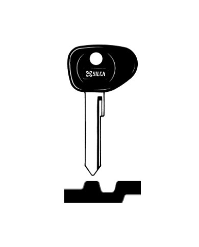 VO11P CHIAVE AUTO TESTA PLASTICA