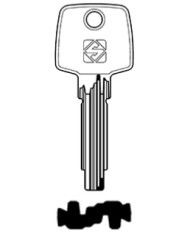 AB124 CHIAVE CILINDRO PUNZONATA