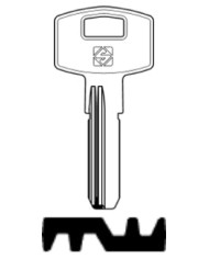 AMN2R CHIAVE CILINDRO PUNZONATA
