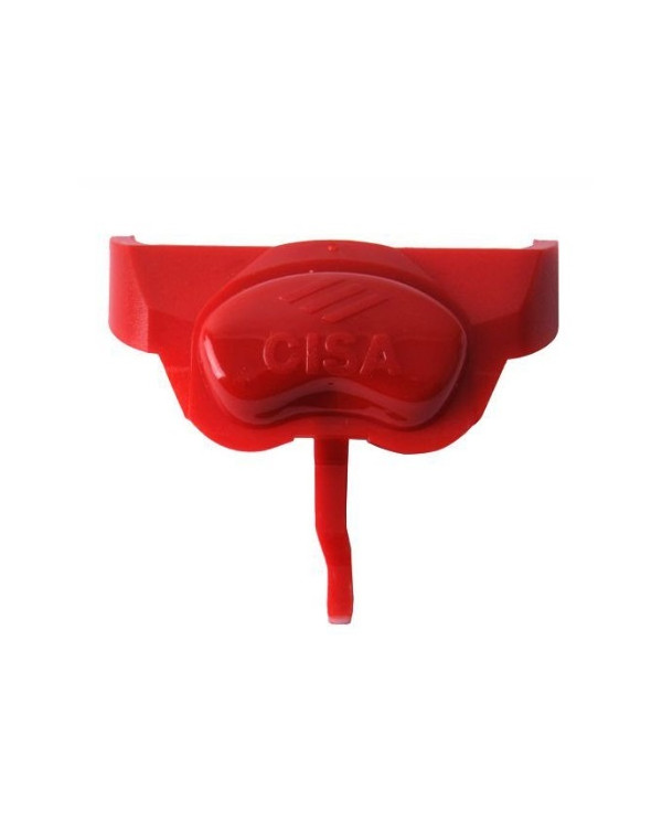CISA PULSANTE PER ELETTRIKA ROSSO