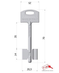 SECUREMME CHIAVE DM SECURMAP 14