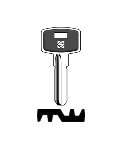 AMN2RP CHIAVE CILINDRO PUNZONATA