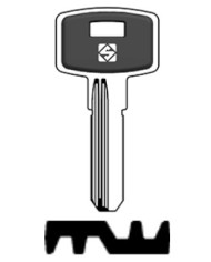 AMN2RP CHIAVE CILINDRO PUNZONATA