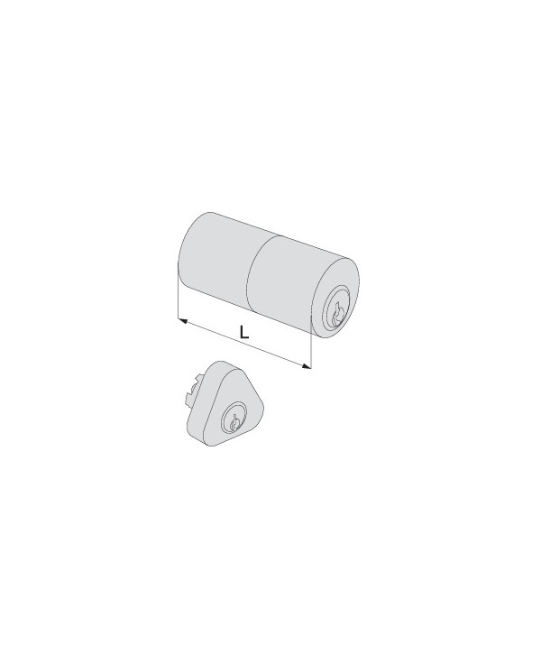 CISA COPPIA CILINDRO FISSO ART 02145 L50