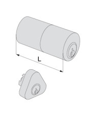 CISA COPPIA CILINDRO FISSO ART 02145 L50
