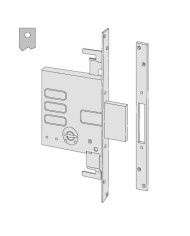 CISA SERRATURA INFILARE DM E60 TRIPLICA ART 57015