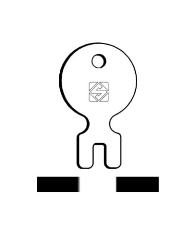 ABO1 CHIAVE CILINDRO PER ASCENSORE