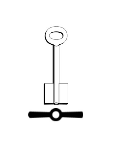 8477ASS CHIAVE FEMMINA PER CASSAFORTE