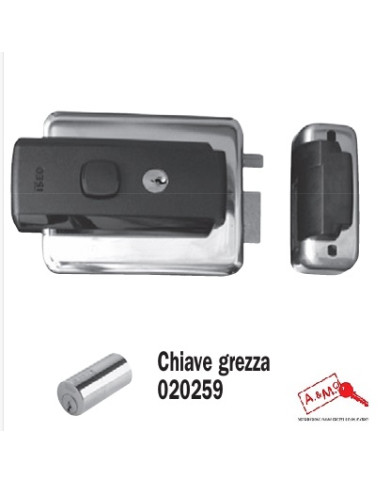 ISEO ELETTROSERRATURA SERIE 52N INOX CIL FISSO