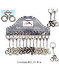 PORTACHIAVE BICI STILIZZATA CNF 12 PEZZI