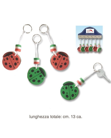 PORTACHIAVE GALLEGGIANTE COCCINELLA  CNF 6 PZ