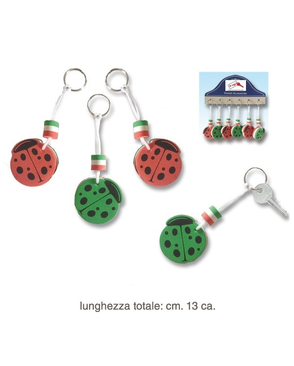 PORTACHIAVE GALLEGGIANTE COCCINELLA  CNF 6 PZ