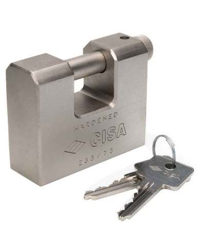 LUCCHETTO CISA TOP IN ACCIAIO MM 66 ART 2855L