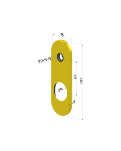 SECUREMME PLACCA 65X187 DM OTT ART 4501KOL