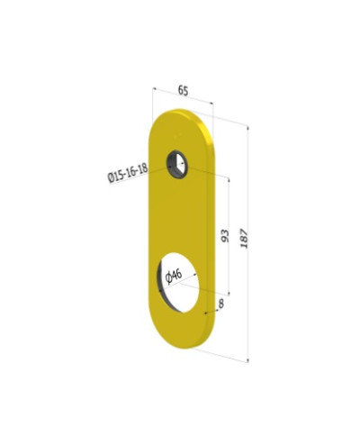 SECUREMME PLACCA 65X187 CIL OTT ART 4500KOL