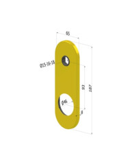 SECUREMME PLACCA 65X187 CIL OTT ART 4500KOL