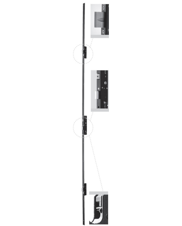 ISEO SERRATURA PERFORMA MULTIPUNTO ENT 25