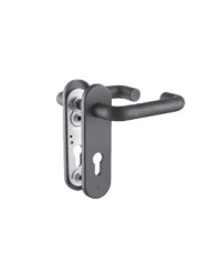 ISEO KIT MANIGLIA PER PORTA ANTIPANICO NERA