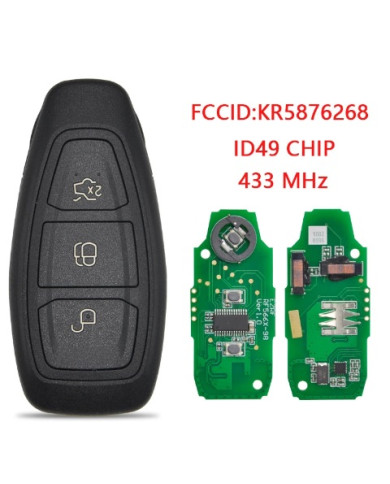 RADIOCOMANDO AUTO 3 PULSANTI FORD ID49